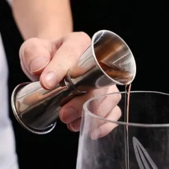 Cocktail set Dubbel shaker 750ml Rostfritt stål Silver 10 delar