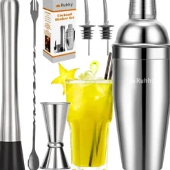 Cocktailset | 6 Delar Bartenderset Cocktailshaker i Rostfritt Stål