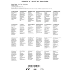 Verktygsset För Drinkar-Cocktailset - Boston Shaker