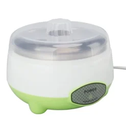 Compact Yoghurt Maker Machine Rostfritt stål behållare Yoghurt Maker för hemmagjord DIY Yoghurt Grön 15W EU Plug 220V