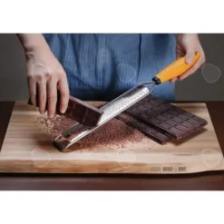 CONFO® Professional Citrus Zester Manuell citronstång Ingefära ostrivjärn i rostfritt stål Handhållet kökstillbehör