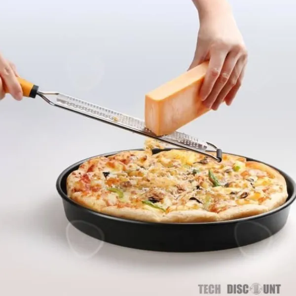 CONFO® Professional Citrus Zester Manuell citronstång Ingefära ostrivjärn i rostfritt stål Handhållet kökstillbehör