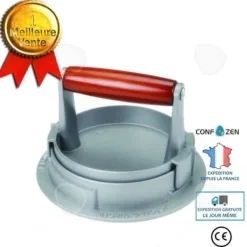 CONFO® Rotary Burger Press Köksbakelse Press Tårtpress Två-i-ett Burger Press