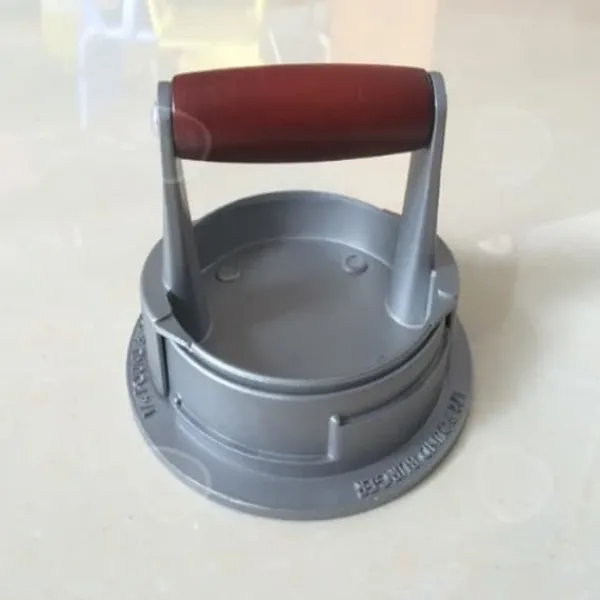 CONFO® Rotary Burger Press Köksbakelse Press Tårtpress Två-i-ett Burger Press