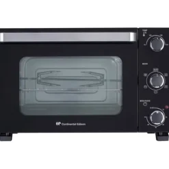 CONTINENTAL EDISON CEMF28B2 - Elektrisk miniugn 28L svart - 1500W - Rotisserie, Naturlig konvektion