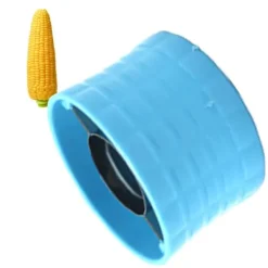 Corn Peeler 304 Rostfritt stål Cob Stripper Majskärnor Ta bort verktyg för hem kök Lake Blue