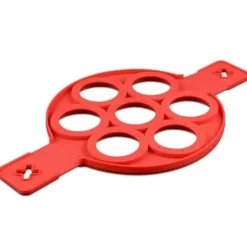 Crepesform - Silikon - Röd - Non-stick - Diskmaskinssäker