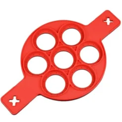 Crepesform - Silikon - Röd - Non-stick - Diskmaskinssäker