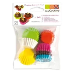 Bakning-Cupcakeformar - SCRAP COOKING - 420 minis - Multicolor - Papper - 3 kit med 140