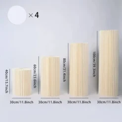 Cylindrisk Tårtbotten, Fällbar Pappdesign, Modern Stil,H406080100