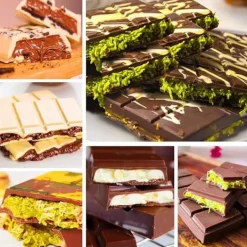 Kakformar-DAILIENFUS Silikon Dubai Chokladform Set med Tillbehör