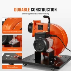 Dammsamlare 781,54 m³/h 425x600 mm 80 L Stål Mobil Verkstad