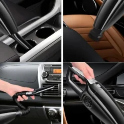 Handdammsugare-Dammsugare till Bilen - Portabel Effektiv Bildammsugare Orange