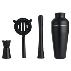 Day Cocktail Shaker Set 4 delar - Svart