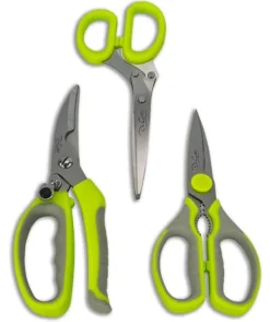 De Gusto kökssax set med 3 - för fågel, för örter, universal + nötknäppare