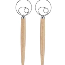 Degblandare i rostfritt stål - 2 st, Ekhandtag - Kökstillbehör