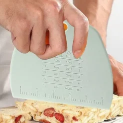 Degskrapa, degskärare - Skrapa, degskrapa Multifunktionell matskrapa för deg, kaka, bröd
