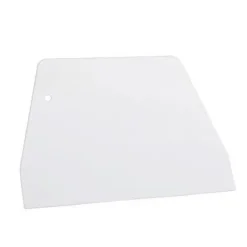 degskrapa Multifunktionell flexibel skålskrapa Plast degskärare bänkskrapa med hängande hål för kök