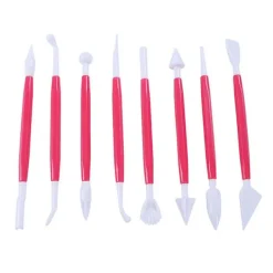 Dekorationsverktyg tårtor / bakverk - Set 8 delar