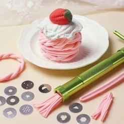 Dekorator för sockerpasta, plastglasyr, lerextruder