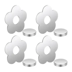 8-delade magnetiska bordsduksvikter för utomhusbruk, vindtäta magneter i rostfritt stål för bordsdukshängen i blomform, lämpliga för dekoration av fa | CDON