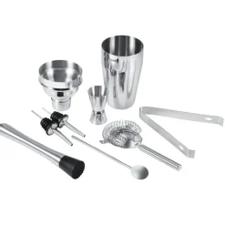 Verktygsset För Drinkar-8-delar cocktailset , barset, shaker 550ml - Rostfritt stål Silver