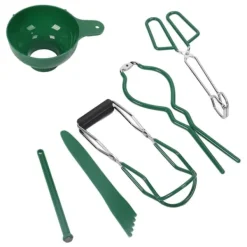 6-delars konserveringskit konserveringstratttång bubbelpopparburknyckellyftare magnetisk locklyftare sylttillverkningsset