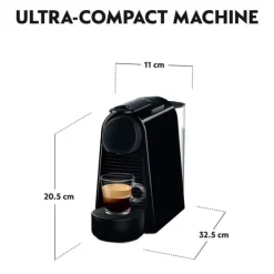 Kaffemaskiner & Espresso-DeLonghi Nespresso Essenza Mini EN85, Svart