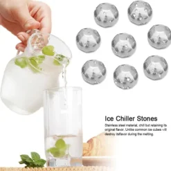 Diamantiskulor i rostfritt stål: Ultimate Wine and Whiskey Drink Chiller