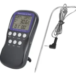 Matlagningstermometrar-Digital Elektrisk Mattermometer för Ugn Grill Grill Matlagning Kökstillbehör