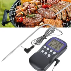Matlagningstermometrar-Digital Elektrisk Mattermometer för Ugn Grill Grill Matlagning Kökstillbehör