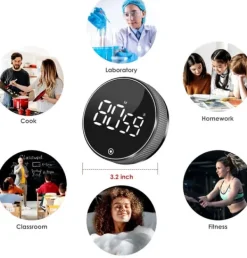 Äggklockor-Digital Äggklocka med Stoppur - Kökstimer - LED