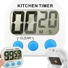 Äggklockor-Digital köksklocka - Elektronisk timer med magnetfäste