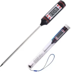 Matlagningstermometrar-Digital Kökstermometer för Mat, BBQ & Vätskor Stektermometer
