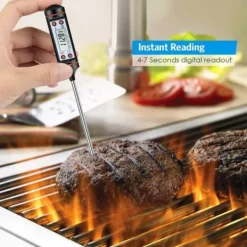 Matlagningstermometrar-Digital Kökstermometer för Mat, BBQ & Vätskor Stektermometer