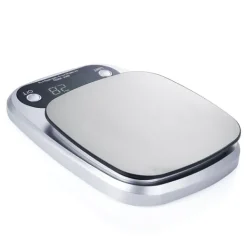 Digital köksvåg 5 kg/0,1 g med LCD-skärm, rostfri stålplattform och tarafunktion för exakt matlagning
