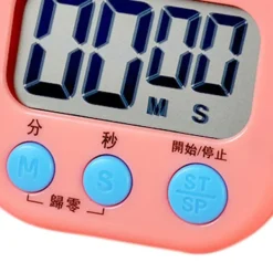 Äggklockor-Digital klocka Timer Klassrum Kök Magnetisk stoppur för barn Matlagning Bakning Kokande ägg Sport Rosa
