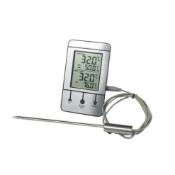 Digital stek- och ugnstermometer med dubbla mätpunkter