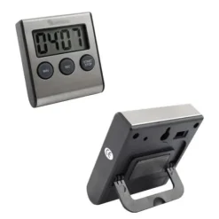 Äggklockor-Digital timer - Lantelme - 4178 - Rostfritt stål - Larm - Magnetstöd