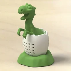 Dinosaurieformat Tefilter Silikon Teinfuser Återanvändbar Tepåsesil