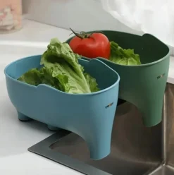 Durkslag & Silar-Diskbänkssil sopfilter Anti-halk fruktgrönsaksavlopp