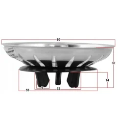 Diskhopropp med silkorg till IKEA Domsjö och Atlant