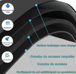 Diskhoštav - Ej specificerat - 40x30 cm - Superabsorberande - Halkskydd - Mörkgrå