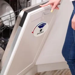 Diskmaskin Magnet Ren Smutsig Skylt Indikator, Magnetisk Diskmaskin Dekal Etikett