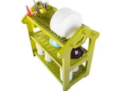 Diskställ med Tre Nivåer - Diskställ med avrinning