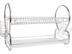 Diskställ med Två Nivåer - Diskställ med avrinning - Modulär