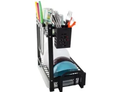 Diskställ med Två Nivåer - Diskställ med avrinning