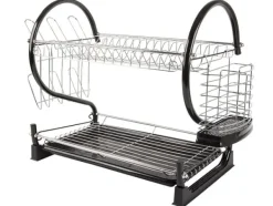 Diskställ & Torkställ-Diskställ med Två Nivåer - Diskställ med avrinning