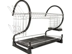 Diskställ & Torkställ-Diskställ med Två Nivåer - Diskställ med avrinning