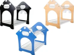 Diskställ & Torkställ-Diskställ med Två Nivåer - Diskställ med avrinning